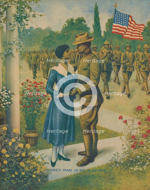 Colored Man is No Slacker, 1918. Creator: Unknown.