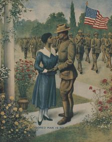 Colored Man is No Slacker 1918. Creator: Unknown