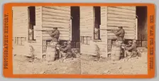 Colored Pickets on Duty Near Dutch Gap 1864. Creator: E. & H.T. Anthony