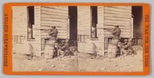 Colored Pickets on Duty Near Dutch Gap 1864. Creator: E. & H.T. Anthony