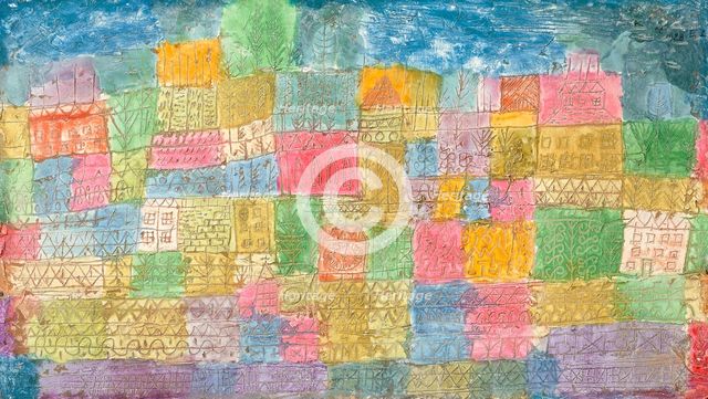 Colorful landscape, 1928. Creator: Klee, Paul (1879-1940).