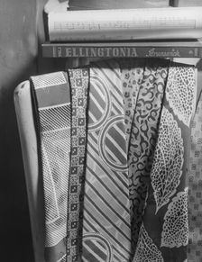 Colorful ties belonging to Duke Ellington, New York, 1943. Creator: Gordon Parks