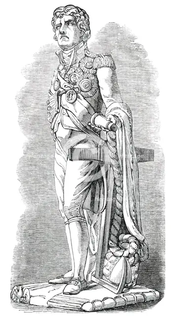 Colossal Statue of Lord Nelson, 1850. Creator: Unknown.