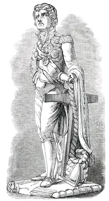 Colossal Statue of Lord Nelson, 1850. Creator: Unknown