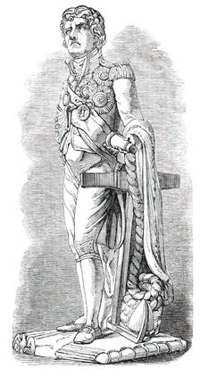 Colossal Statue of Lord Nelson, 1850. Creator: Unknown