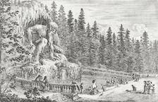 Colossal Statue of the Apennines, 1653. Creator: Stefano della Bella