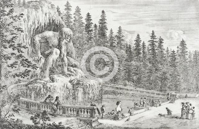 Colossal Statue of the Apennines, 1653. Creator: Stefano della Bella.