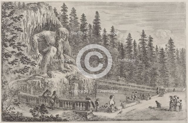 Colossal Statue of the Apennines, probably 1653. Creator: Stefano della Bella.