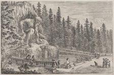 Colossal Statue of the Apennines, probably 1653. Creator: Stefano della Bella