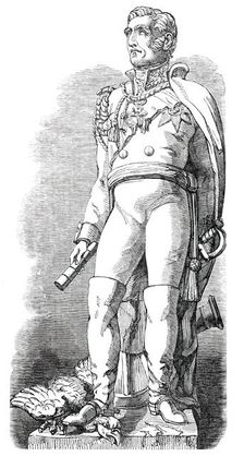 Colossal Statue of the Duke of Wellington, 1850. Creator: Unknown