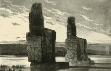 Colossal Staues at Thebes 1890. Creator: Unknown