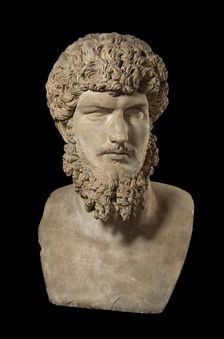 Colossal portrait of Lucius Verus, from Rome, 160-180