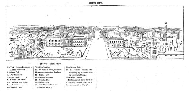 Colosseum print - north view, 1844.  Creator: Ebenezer Landells.