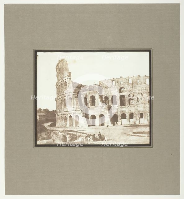 Colosseum, Rome, 2nd View, May 1846. Creator: Calvert Jones.