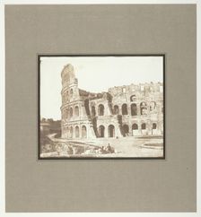 Colosseum, Rome, 2nd View, May 1846. Creator: Calvert Jones