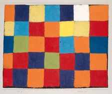Colour Table "Qu 1", 1930. Creator: Klee, Paul (1879-1940)