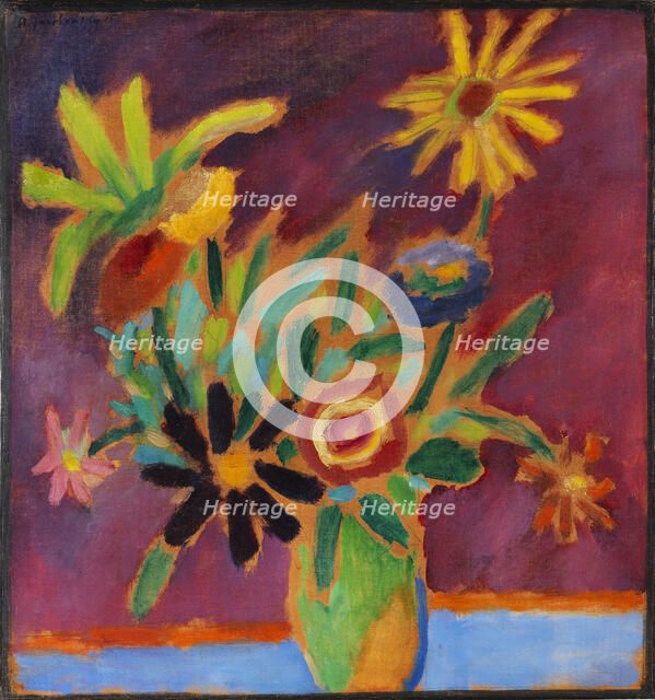 Colourful flowers, 1915. Creator: Javlensky, Alexei, von (1864-1941).