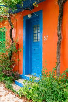 Colourful House, Assos, Kefalonia, Greece. Creator: Peter Thompson
