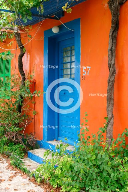 Colourful House, Assos, Kefalonia, Greece. Creator: Peter Thompson.