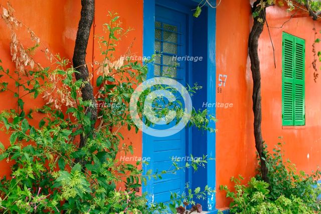 Colourful House, Assos, Kefalonia, Greece. Creator: Peter Thompson.