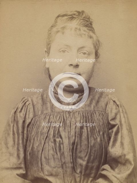 Collot. Marie, Eugénie. 36 ans, né à Paris Xle. Tapissier. Anarchiste. 11/3/94, 1894. Creator: Alphonse Bertillon.
