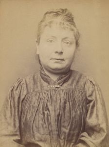 Collot. Marie, Eugénie. 36 ans, né à Paris Xle. Tapissier. Anarchiste. 11/3/94, 1894. Creator: Alphonse Bertillon