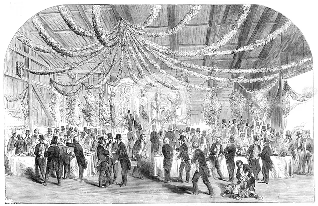Collation, at the Opening of the Norwegian Trunk Railway, 1854. Creator: Unknown.