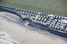 Collapse of sea wall defences at Ulrome Sands, East Riding of Yorkshire, 2014. Creator: Historic England Staff Photographer