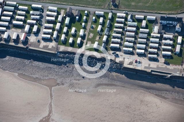 Collapse of sea wall defences at Ulrome Sands, East Riding of Yorkshire, 2014. Creator: Historic England Staff Photographer.