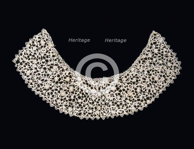 Collar (Made from a Border), Venice, Late 17th century. Creator: Unknown.