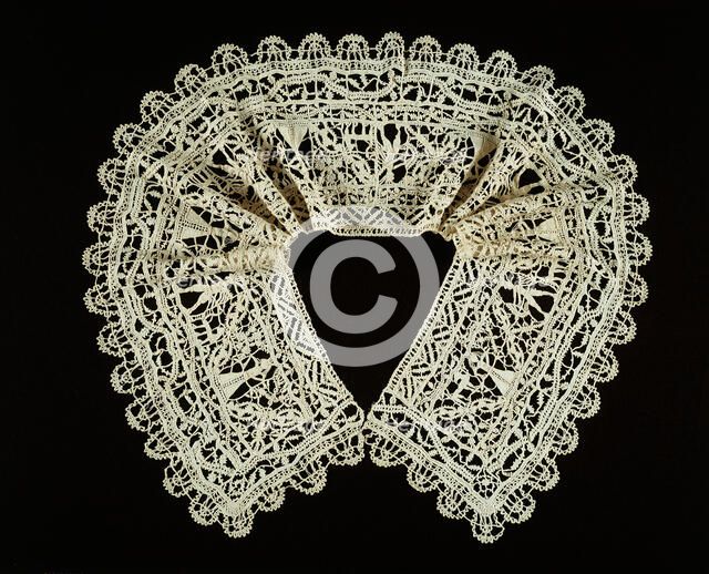 Collar (Made from Border), Italy, 1575/1625. Creator: Unknown.