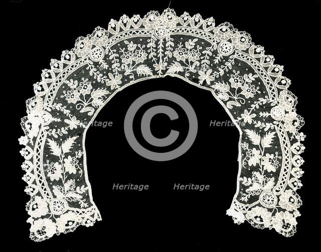 Collar, Belgium, c. 1880s. Creator: Unknown.