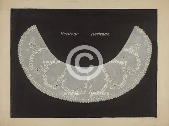 Collar, c. 1937. Creator: Marie Famularo.