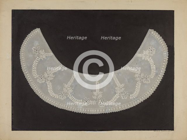 Collar, c. 1937. Creator: Marie Famularo.