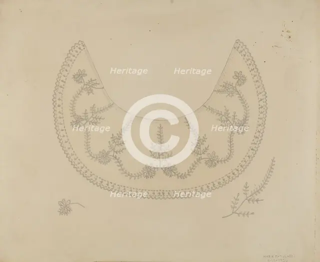 Collar, c. 1938. Creator: Marie Famularo.