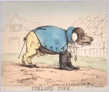Collar'd Pork, July 25, 1800., July 25, 1800. Creator: Thomas Rowlandson