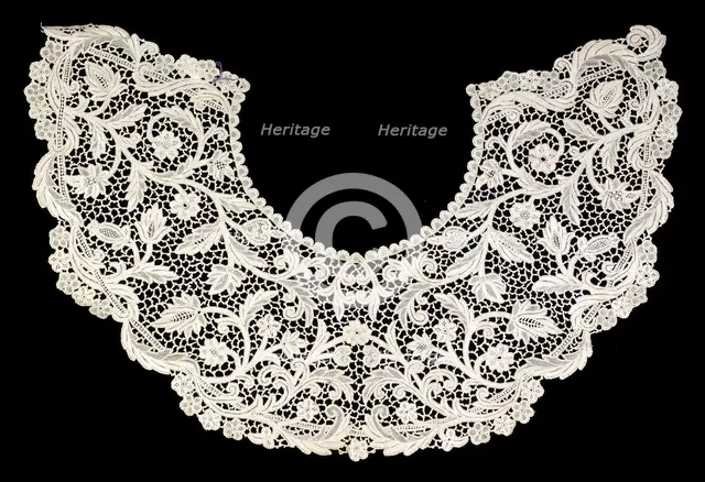 Collar, possibly Italian, ca. 1890. Creator: Unknown.