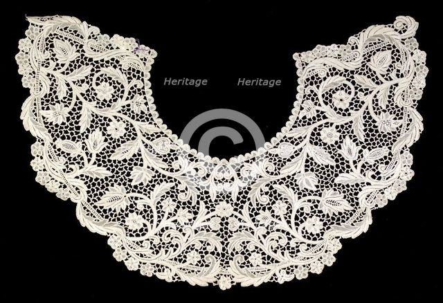 Collar, possibly Italian, ca. 1890. Creator: Unknown.