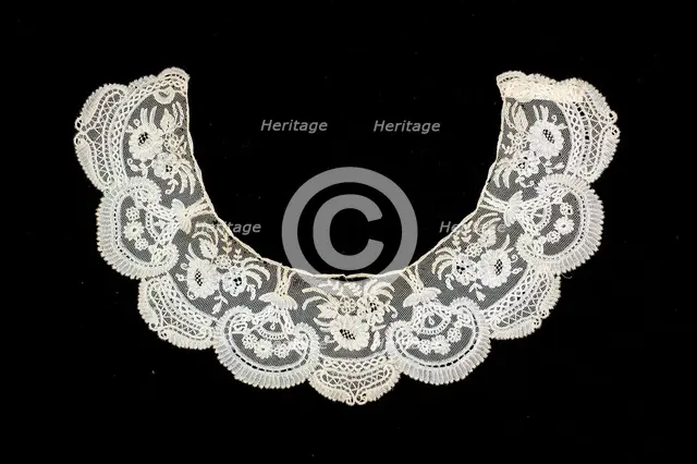 Collar, probably Belgian, ca. 1850. Creator: Unknown.