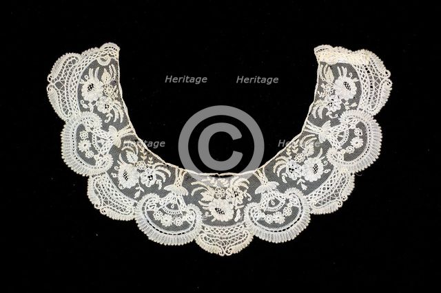 Collar, probably Belgian, ca. 1850. Creator: Unknown.