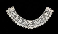 Collar, probably Belgian, ca. 1850. Creator: Unknown