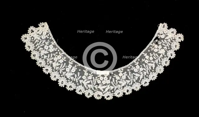 Collar, probably Belgian, ca. 1850. Creator: Unknown.