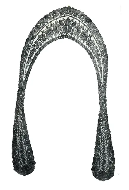 Collar with Lappets, France, 1875/1900. Creator: Unknown.