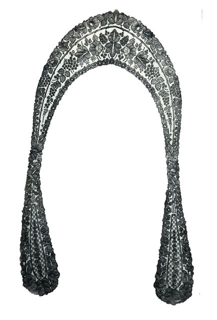 Collar with Lappets, France, 1875/1900. Creator: Unknown.