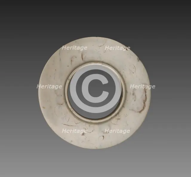 Collared Disk (Huan), c. 1600-1050 BC. Creator: Unknown.