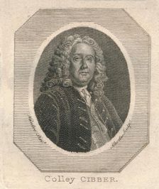 Colley Cibber c1800. Creator: Richard Rhodes