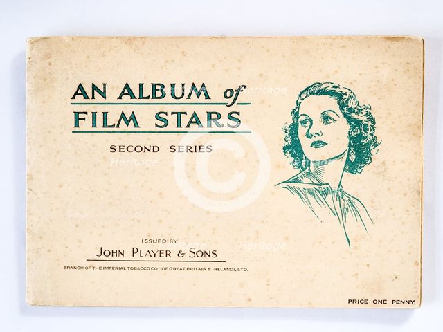 Collectables Picture of movie stars that came with the Players cigarette packet, 1934.  Creator: Unknown.
