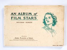 Collectables Picture of movie stars that came with the Players cigarette packet, 1934. Creator: Unknown