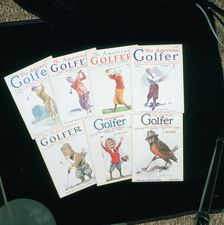 Collection of The American Golfer magazines, 1920s