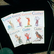 Collection of "The American Golfer" magazines, 1920s. Creator: Unknown